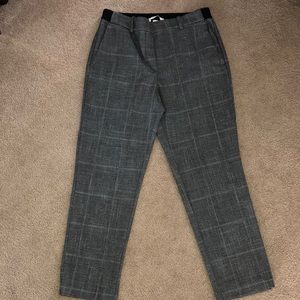 H&M plaid pants